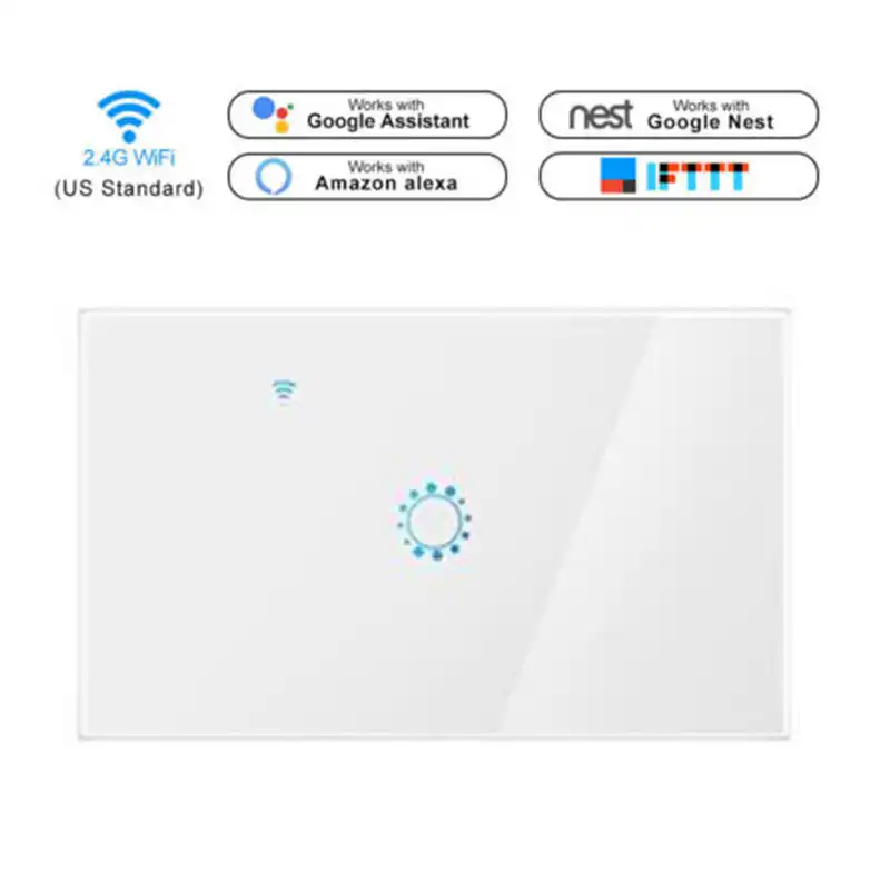 Trabajo Con Alexa De Amazon Y Google Pared Interruptor De Luz Wifi