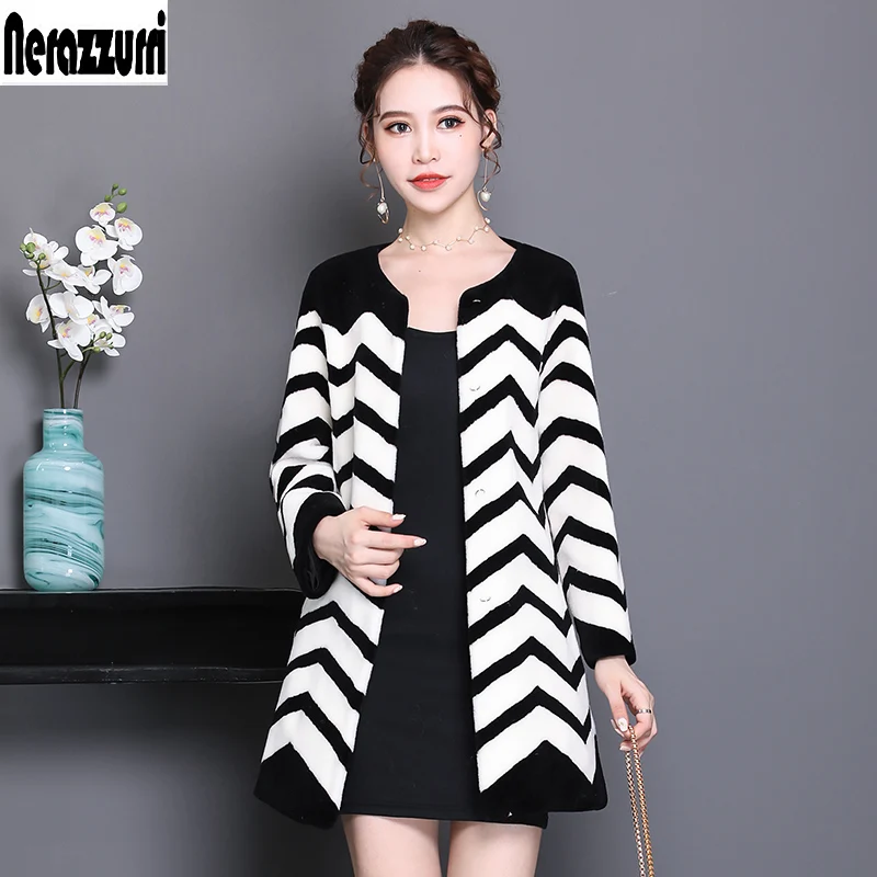 

Nerazzurri Winter real sheepskin fur coats for women 2019 shearling lamb fur coat plus size natural fur jacket 4xl 5xl 6xl 7xl
