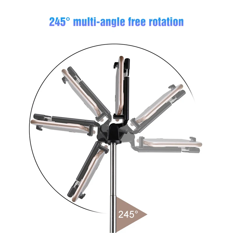 Селфи палка Bluetooth пульт дистанционного управления регулируемый селфи штатив Вращение держатель телефона для iPhone XA MSX XR 8 7 Plus для Android