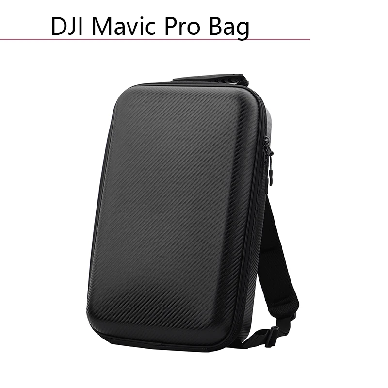 Carbon Pattern Hardshell Shoulder Backpack for DJI Mavic Pro Case Drone Body Controller Battery Accessories Parts Storage Bag |