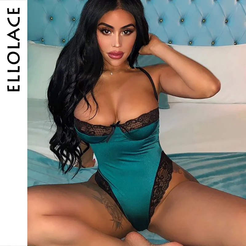 Ellolace Sertin Lace Bodysuit Women Jumpsuit Sexy Bodycon Overalls Sleeveless Female Body For Women Rompers Body Suits For Women Ellolace Sertin Lace Bodysuit Women Jumpsuit Sexy Bodycon Overalls Sleeveless Female Body For Women Rompers Body Suits For Women