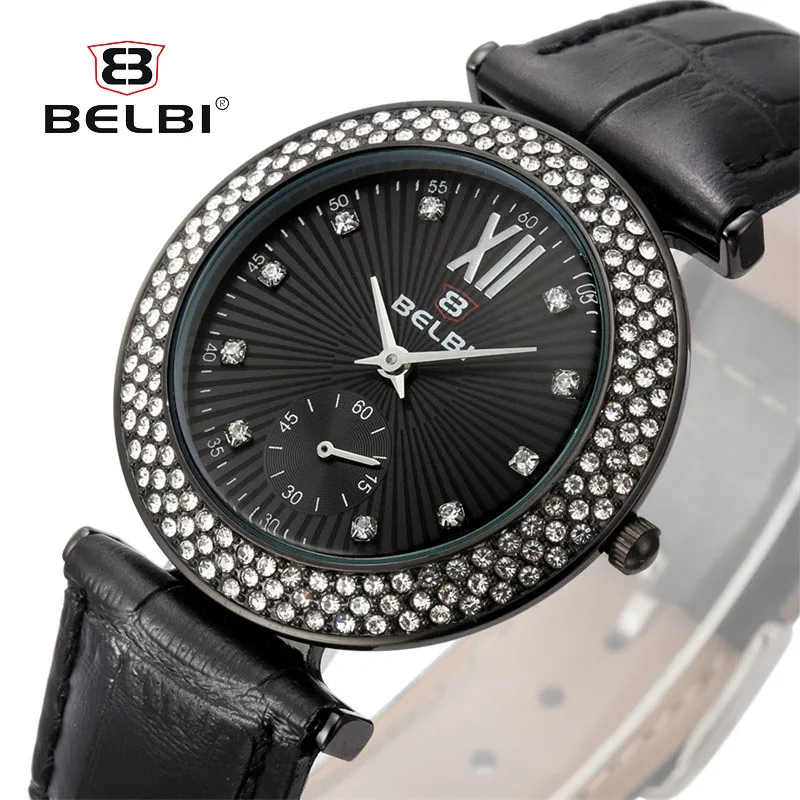 2019 бренд belbi Женская мода женские часы лучший класса люкс наручные для женщин relogio