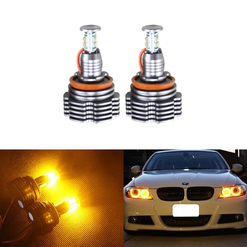 2*40W 80W/Set Led Marker Angel Eyes Halo Ring Kits For Bmw E63 E64 E92