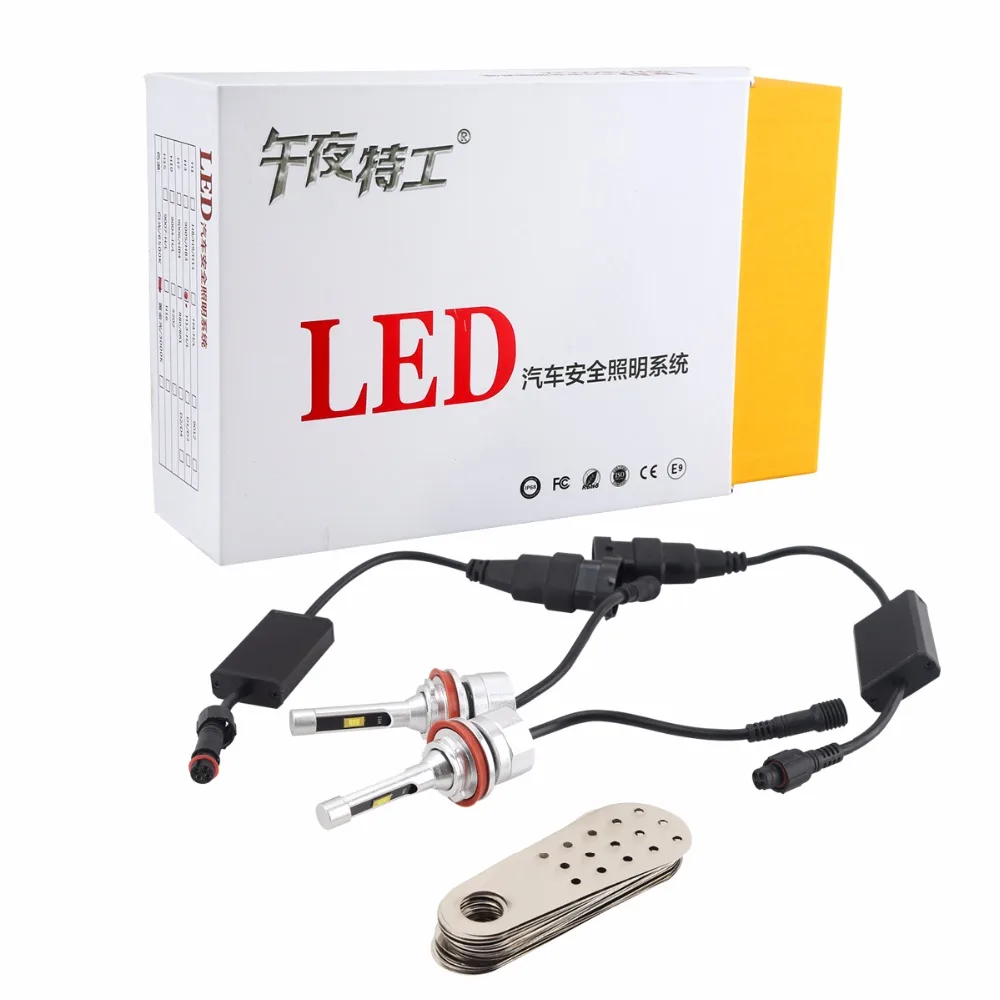 Farol do Carro Feixe de Cruzamento Mais Novo Lâmpadas Led h1 H11 h8 h9 9006 - Hb4 9005 Hb3 h4 hi lo h7 9012 Kit Feixe Principal Foglight 2 Pçs 15 Cheap Lâmpadas do farol do carro (LED)