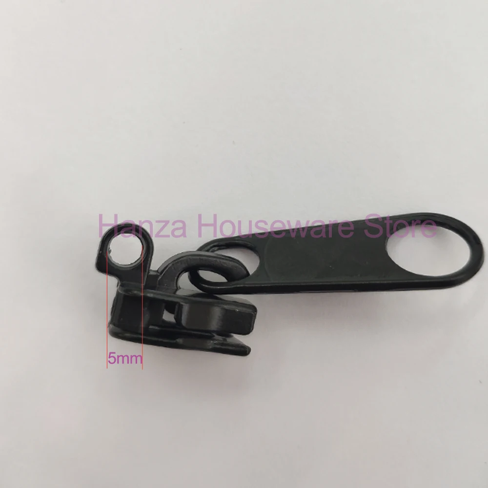 4pcs 10# Plastic zipper puller repair kits Nylon zipper slider for Garment bag clothes suitcase accessories large size puller