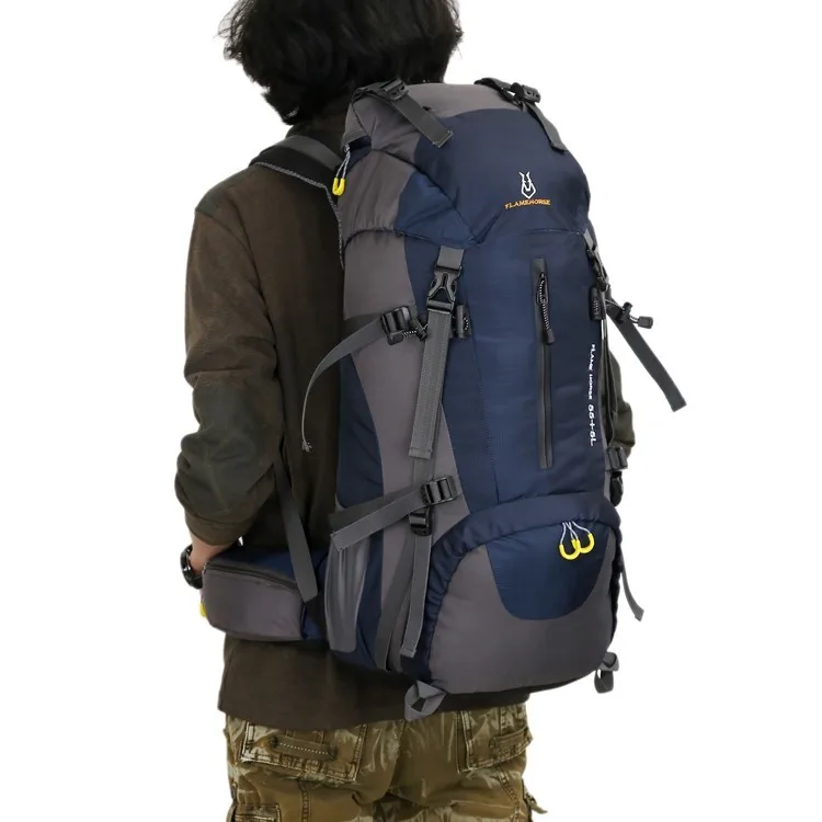 Sac à dos de randonnée Camping grande capacité 60L sac de Sport léger en plein air sac à dos étanche homme sac à dos de voyage Support en alliage - 6