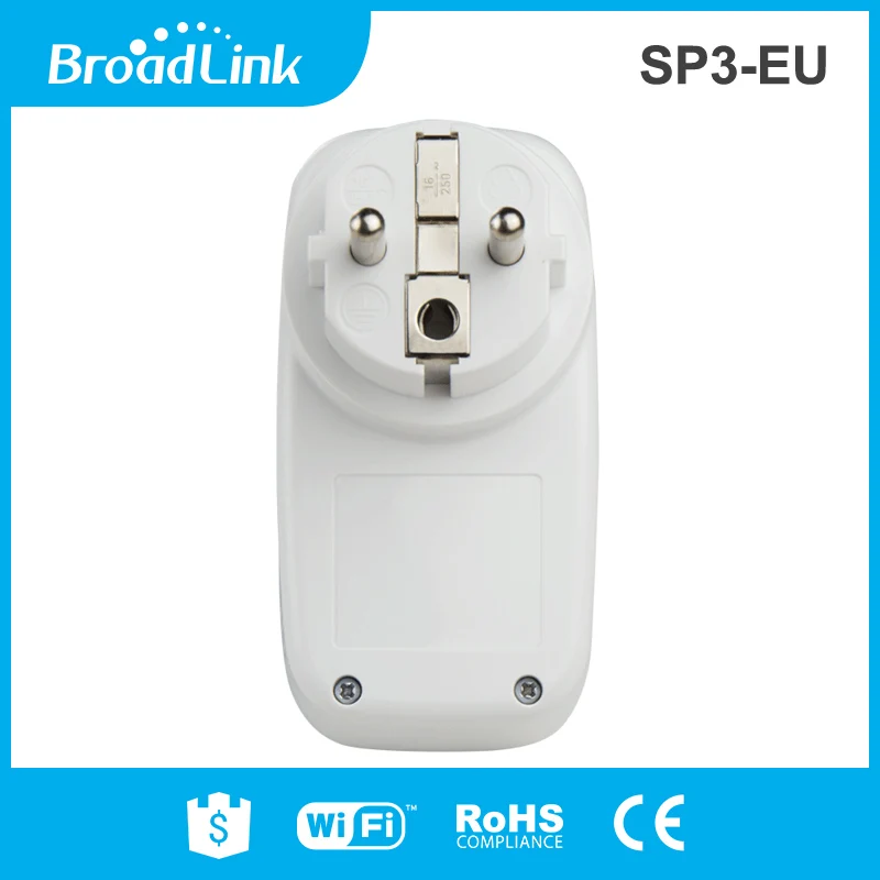 Broadlink SP3 EU/SP3S Розетка Wifi розетка переключатель синхронизации беспроводное приложение пульт дистанционного управления переключатель для автоматизации умного дома