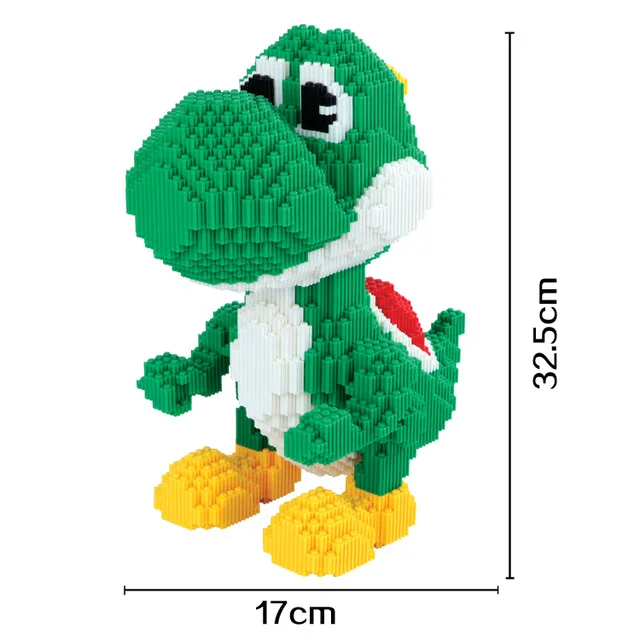 Xizai блоки большой Размеры Yoshi строительные аниме Juguetes сборные игрушки 3D аукцион