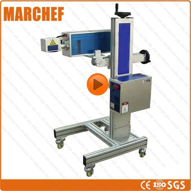 ce iso automatic laser logo printing machine in food processors from