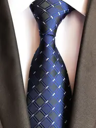 8 см Для мужчин формальные галстук мода синий галстук
