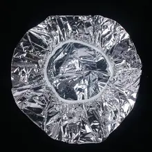 Водонепроницаемые шапки из алюминиевой фольги, портативные одноразовые шапочки для спа-салона, для душа, защита для ухода за волосами, защита для ухода за волосами