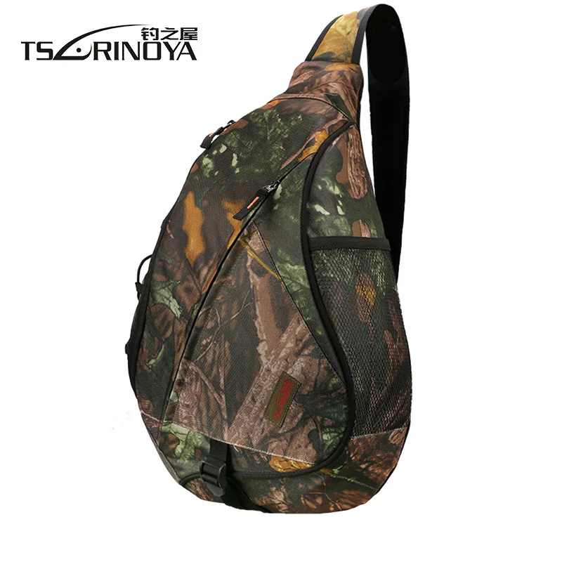 TSURINOYA Multifunctional Shoulder Fishing Bag Waterproof Chest Pack