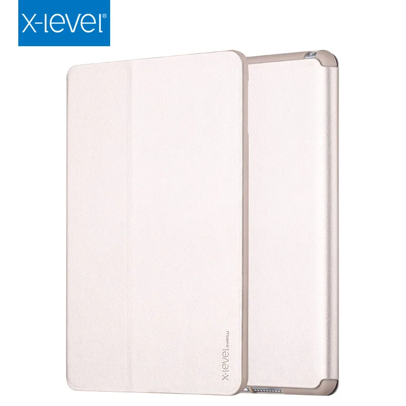 X Level кожаные флип Чехлы для Apple iPad Pro 12 9 2017 Премиум ультратонкий деловой кожаный