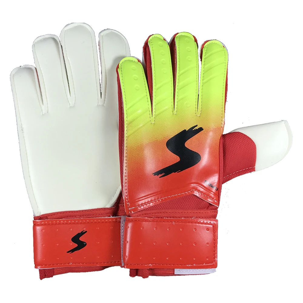 Новые профессиональные перчатки защита пальцев латексный футбольный вратарь перчатки дышащие спортивные футбольные перчатки 3 цвета