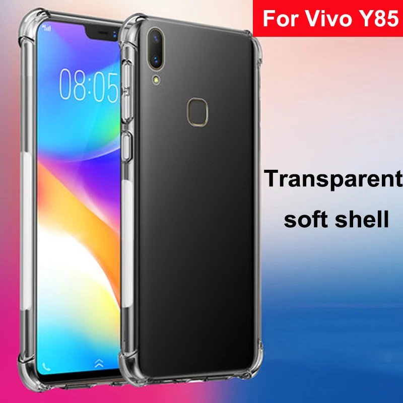 Роскошный противоударный чистый мягкий чехол для Vivo Y85 телефонные чехлы подушка