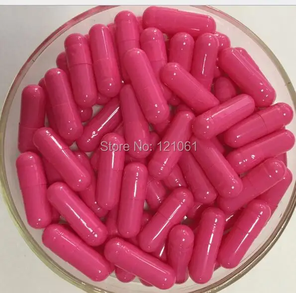 1# 200pcs!Dark Pink colored empty capsuls,hard gelatin empty capsules