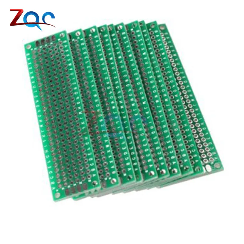 

5pcs 2x8 cm double Side prototype pcb 2*8 panel Universal Board