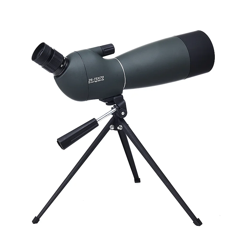 High Zoom Monocular 25 75X70 HD Telescope with Tripod for