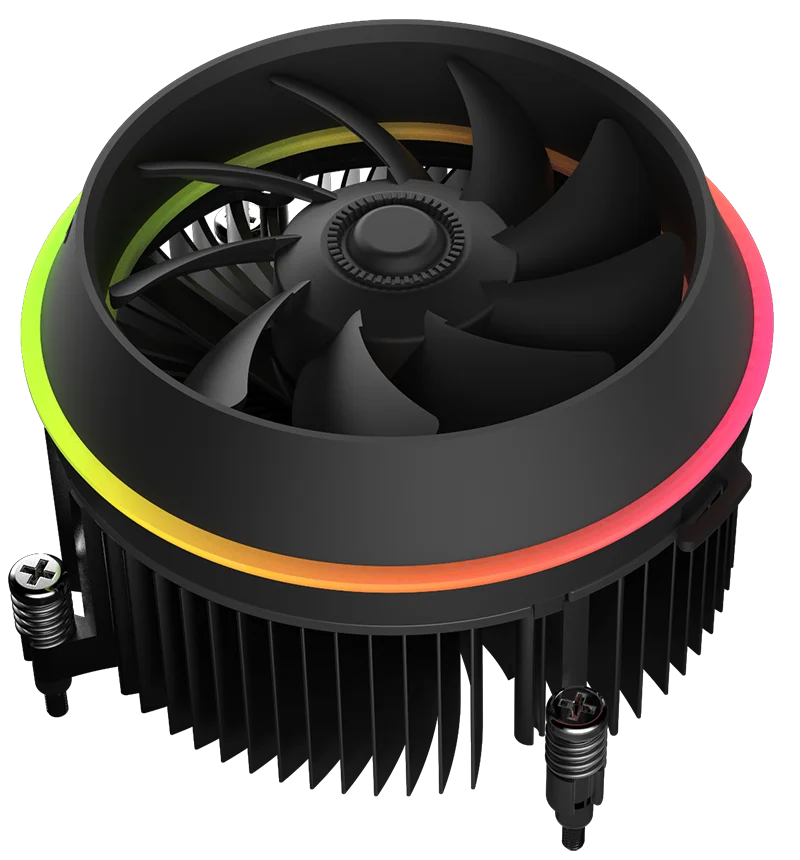 Darkflash shadow TOP FLOW CPU Cooler 3P 5vAURA SYNC TDP 280 Вт PWM 4pin с двойным кольцом светодиодный RGB