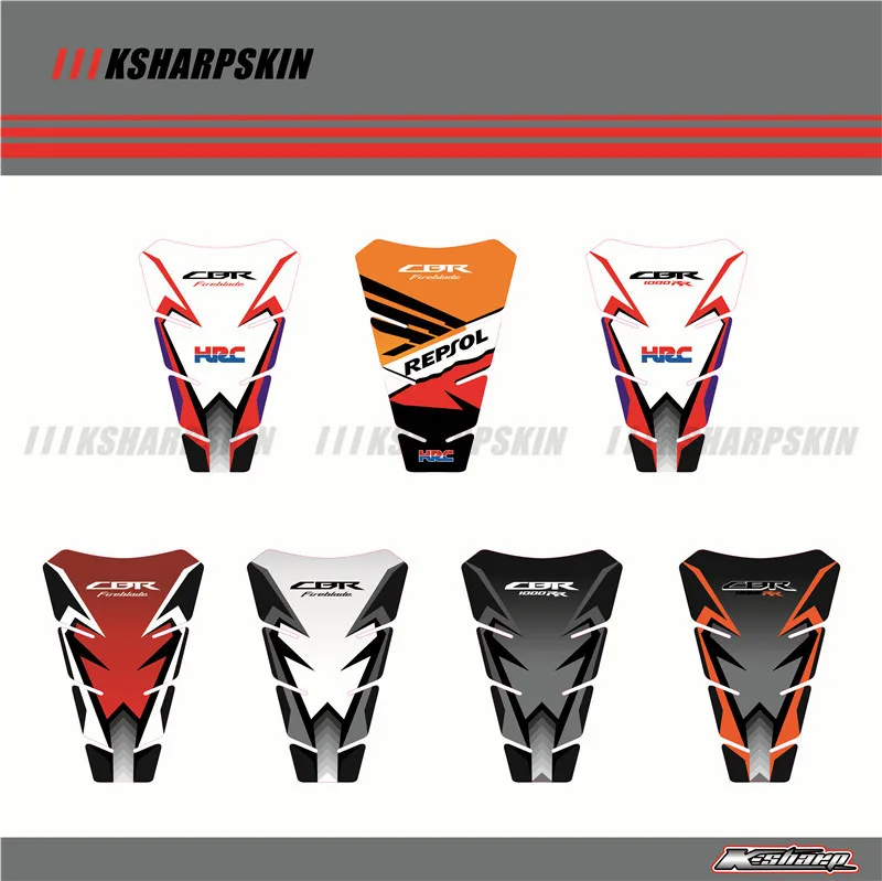 

3D ADESIVI Sticker Decal Emblem Protection Tank Pad Cas Cap Fit FOR HONDA CBR1000RR FIREBLADE 1000RR