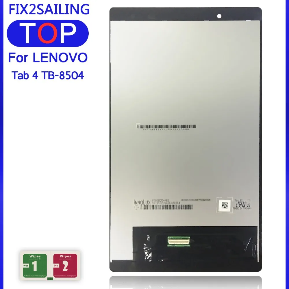 Для lenovo Tab 4 TB-8504X TB-8504 TB-8504P ЖК-дисплей кодирующий преобразователь сенсорного экрана в сборе для lenovo Tab 4 TB-8504X