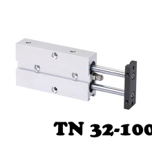 TN 32*100 Two-axis double bar cylinder cylinder Standard Pneumatic Cylinder 32mm Bore 100mm Stroke Air Cylinder TN 32*100 Two-axis double bar cylinder cylinder Standard Pneumatic Cylinder 32mm Bore 100mm Stroke Air Cylinder