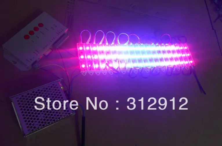 

60pcs 12V WS2811 SMD pixel module+T-1000S sd card controller+12V/60W power supply