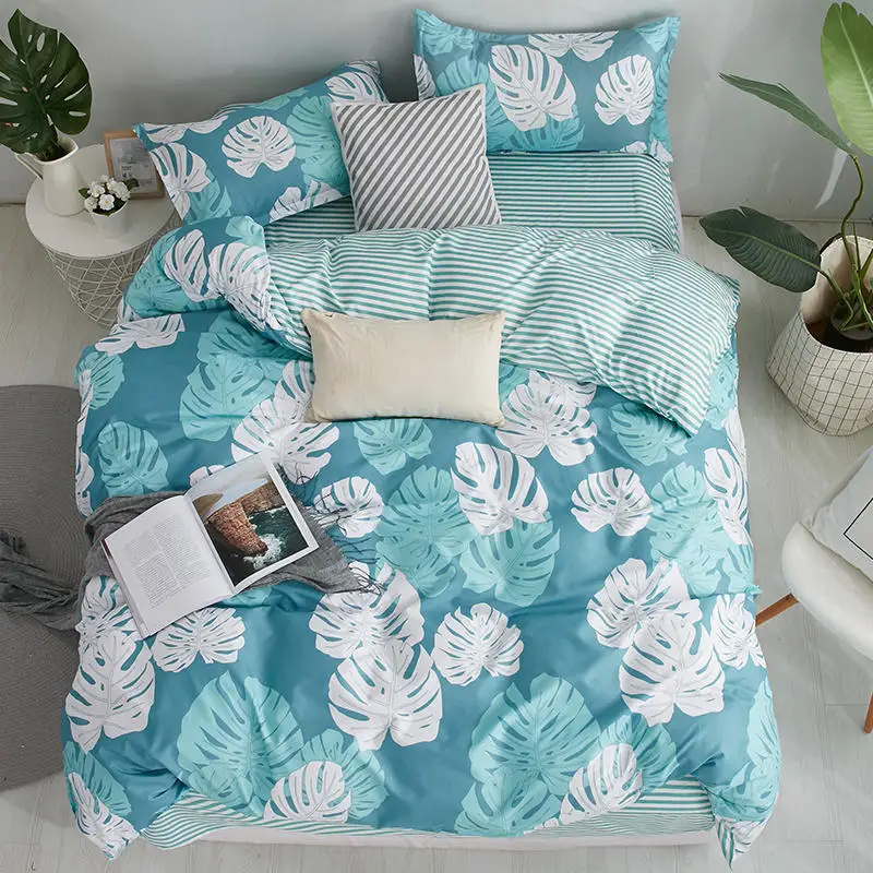 

New Bedding Set 1 Pcs Duvet Cover quilt Cover comforter Cover +2 Pillowcase 180*220/200*230/220*240 Queen king full size