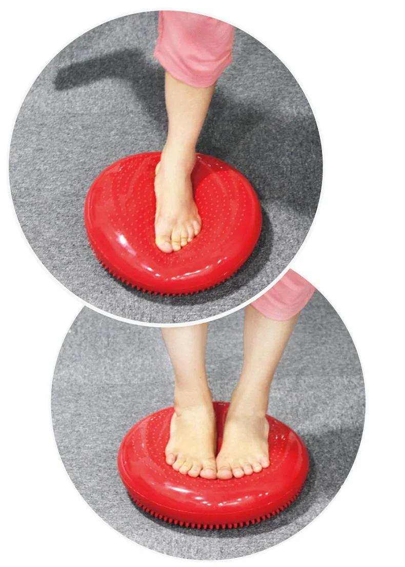 [QUBABOBO] надувной мяч йога баланс Фитнес спортивные-slipm точечный массаж коврик для похудения мяч массажный валик с воздушный насос