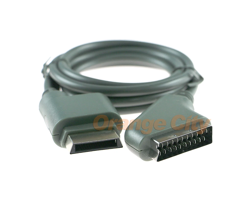 ChengChengDianWan Высокое качество 1 8 м 6 футов Scart RGB HD TV Аудио Видео AV кабель для xbox360 xbox 360 5