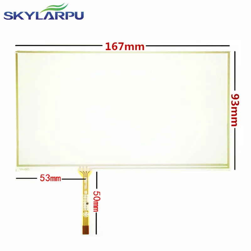 Skylarpu 6," дюймов 6,95" дюймов 167*93 мм сенсорный экран панель s для 167 мм* 93 мм gps сенсорный экран дигитайзер панель Замена