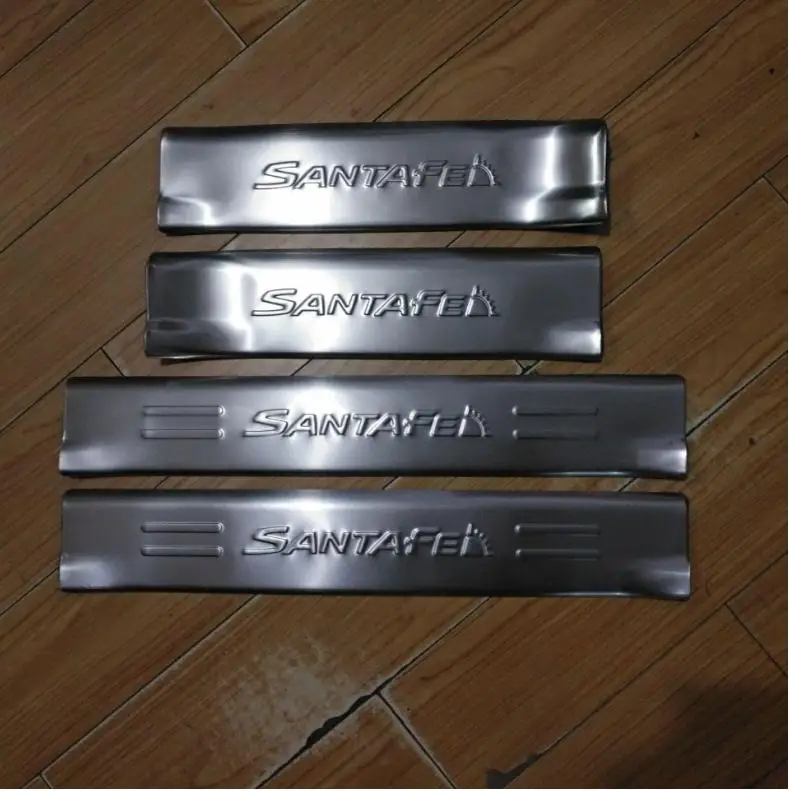 Высокое качество нержавеющая сталь внутренняя Накладка/порога для 2013 hyundai Santa Fe ix45