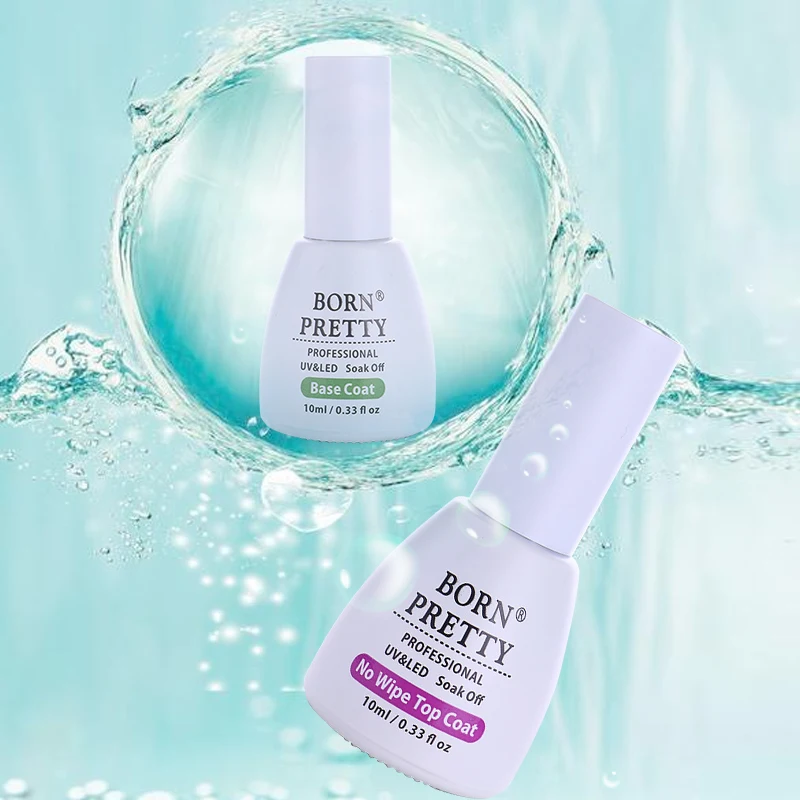 Buy 10ml BORN PRETTY Soak Off Coat Gel No Wipe Top