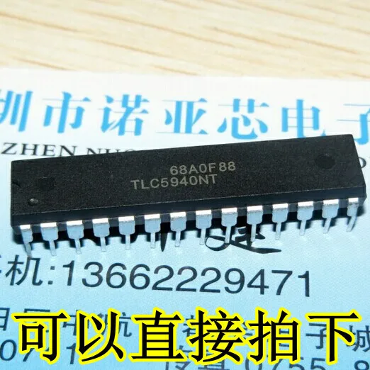 

10PCS TLC5940NT DIP-28 TLC5940 LED Driver IC New and original