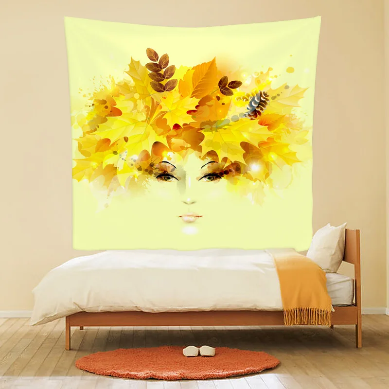 

Sexy GirlsTapestries For Bedroom Wall Hanging Thin Blanket Polyester Home Improvement Yoga Beach Mat dorm decor farmhouse decor