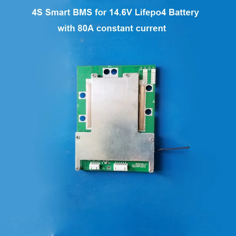 

4S Li ion Battery Smart BMS or 4S Lifepo4 BMS with 60A to 120A constant current and UART or RS485 Communication