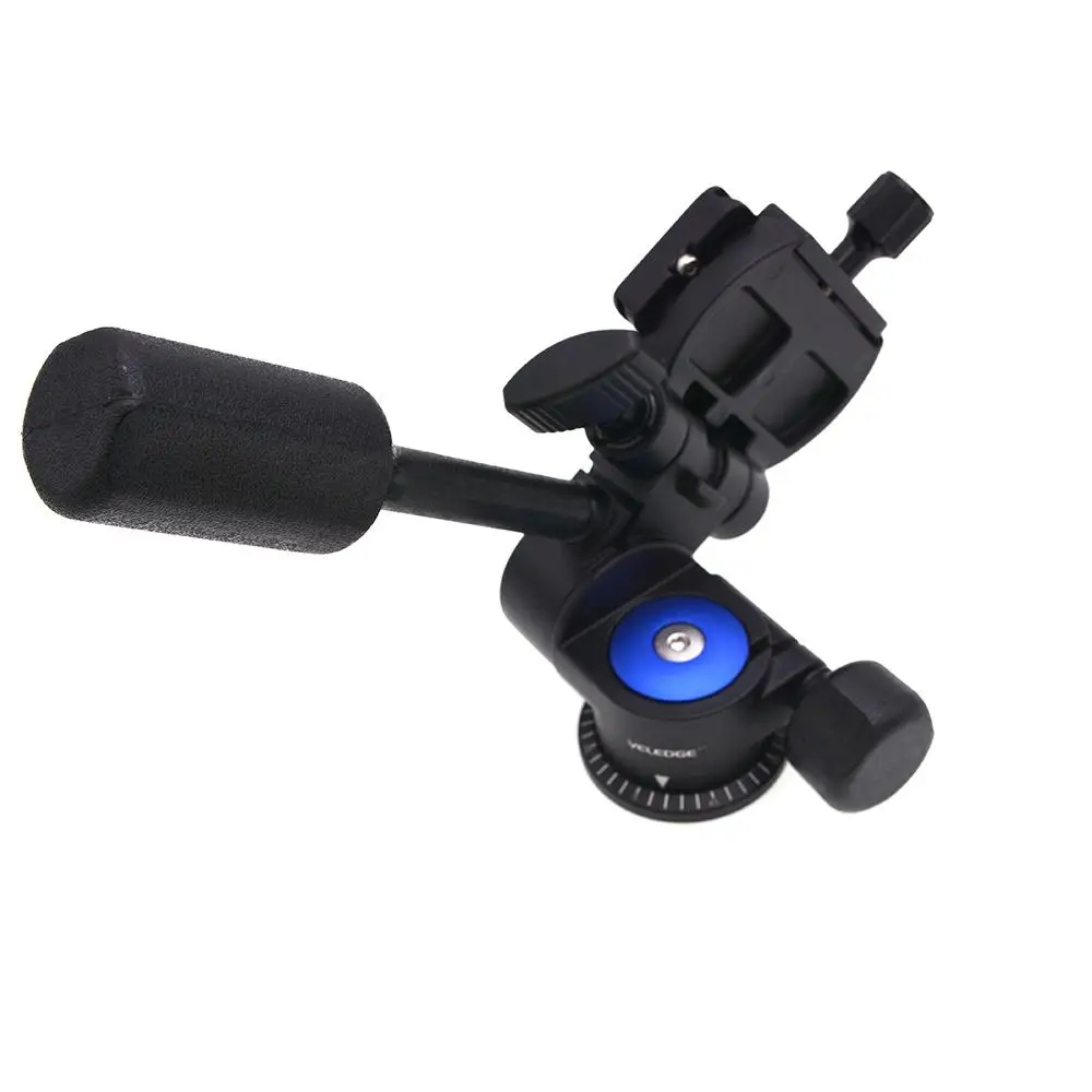 Yiwa VELEDEG VD-08 3D Panoramic Tripod Fluid Drag Pan Head for Tripod Monopod Slider DSLR Cameras Accessories