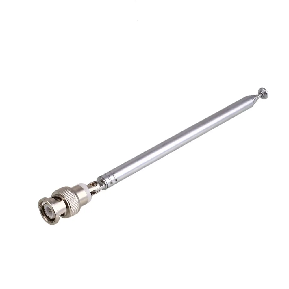 Telescopic Extendable Antenna with BNC Connector for FM Radio Scanner VHF/UHF Telescopic Extendable Antenna with BNC Connector for FM Radio Scanner VHF/UHF