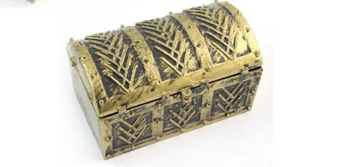 

Durable Vintage Treasures Chests Game Pirates Of The Caribbean Chip Boxes Coin Pirate Treasure Chest Archaize Plastic Box
