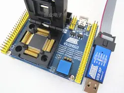 Раскладушка QFP100 ATmega2560/640/1280/2561/1281/3250 с USB загрузчик IC Сжигание сиденье адаптер Тесты гнездо Тесты скамья