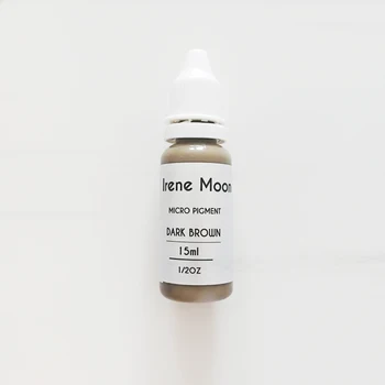 15ml Semi-permanent Makeup Ink Eyebrow Tattoo Ink Microblading Pigment Ink Eyebrow Tattoo Color Ink Embroidery Ink Dark Brown блуза lost ink plus lost ink plus lo035ewcbpd3