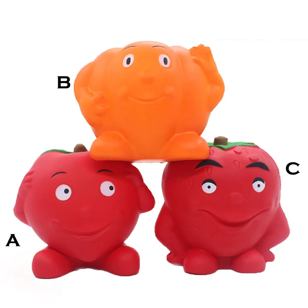 Игрушки дети милые Kawaii Fun фрукты кукла игрушка Дети Красный Оранжевый медленный рост Ароматические игрушки для взрослых снятие стресса