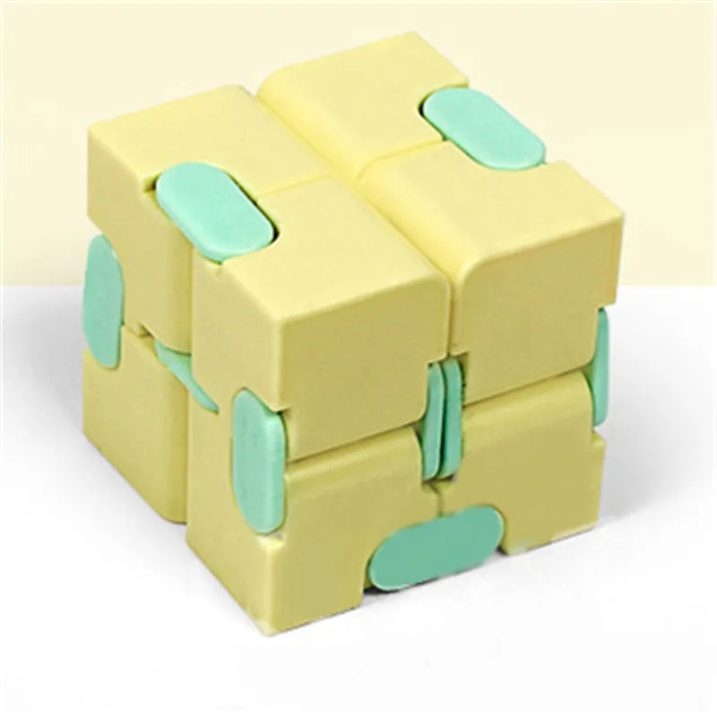 Красочные Cube Дети головоломка бесконечное Скорость складной Творческий кубик для снятия напряжения детские смешные раннего развивающие