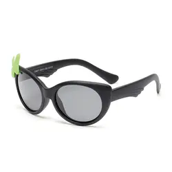 UV400 для мальчиков и девочек милые крутые очки Новый Sunwear Для детей, на лето очки детские, для малышей овальная рамка солнцезащитные очки