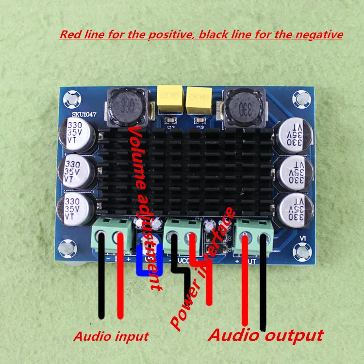 Домашняя Плата усилителя звука 100 Вт TPA3116D2 дБ 2 ~ 8 Ом 3 А или более|amplifier board|digital amplifier