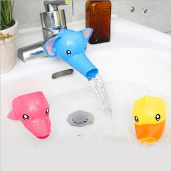 

Cute Cartoon Bathroom Water Faucet Extender Sink Handle Extension Baby Bath Tap Crab Shape Wash HandFun Washroom Kid Children