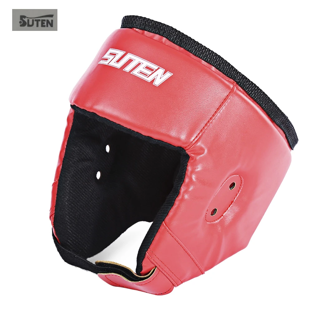 Prix pour SUTEN Head Garde De Boxe Casque Protecteur pour Taekwondo Lutter Art Martial De Boxe Head Garde PU En Cuir Respirant 2 Couleurs Prix pour SUTEN Head Garde De Boxe Casque Protecteur pour Taekwondo Lutter Art Martial De Boxe Head Garde PU En Cuir Respirant 2 Couleurs