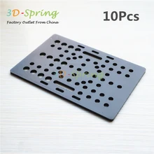 10Pcs 3D Printer Openbuilds Slider Gantry Plate Big V-Slot 127*88*3mm Aluminum Alloy CNC Special Slider Plate