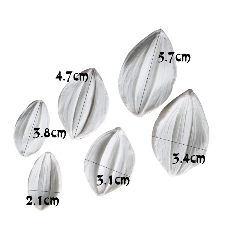 

New Dahlia Chrysanthemum Patel Vein Patterns Silicone Mold Designer DIY Simulated Flower Clay Mold Moldes Silicona