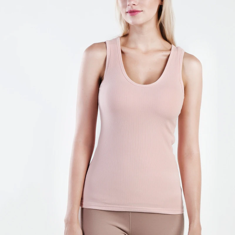 

Winter Women Thick Velvet Vest Warm Tank Tops Removable Built In Bra Padded Tops Thermal Underwear Slim Basic Shirts Women Tops
